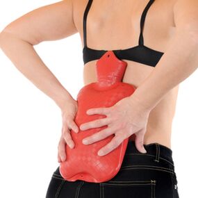 apatinės nugaros dalies apšilimas nuo skausmo